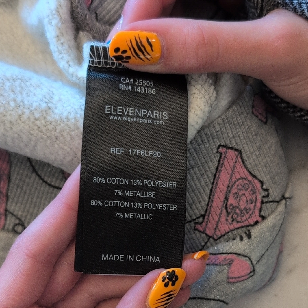 Girls Barbie Is My BFF Kids Gray Sweatshirt with Pink Phone Print - Picture 7 of 8